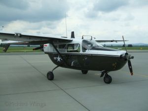 An O-2A seen at Čáslav in 2011.