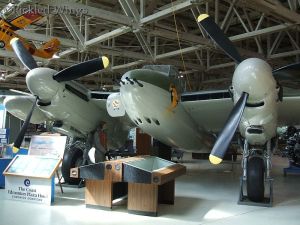 Restored Mosquito on display at the Alberta Aviation Museum, Edmonton, Canada in 2012