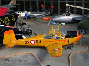 A Saab Safir preserved at Zeltweg, Austria in 2013.
