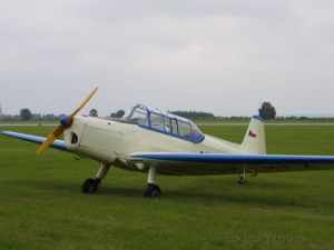 The Zlín Tréner series, represented here by a Z-126, are the grandchildren of the Tatra T.101.