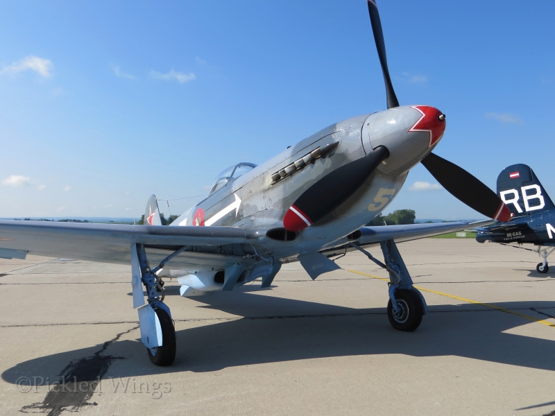 A Yak-3M at Pardubice in 2014.