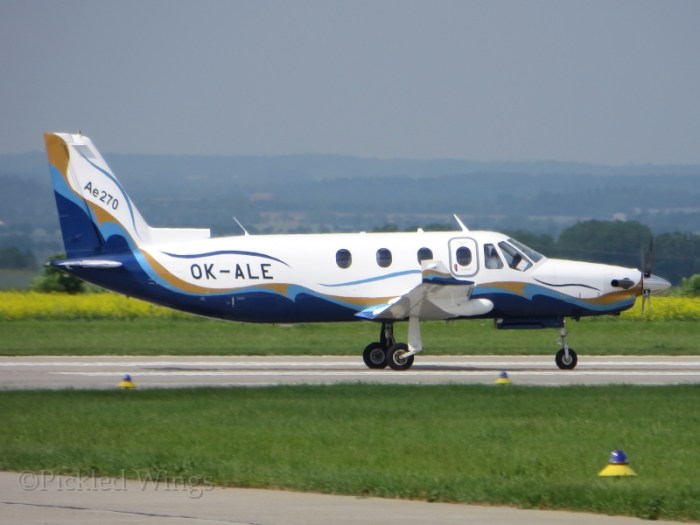 The extremely rare Ae-270 Ibis. This is possibly the only flying example these days.