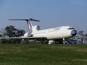 The mighty Tupolev Tu-154, the largest aircraft in the  Aeropark collection.