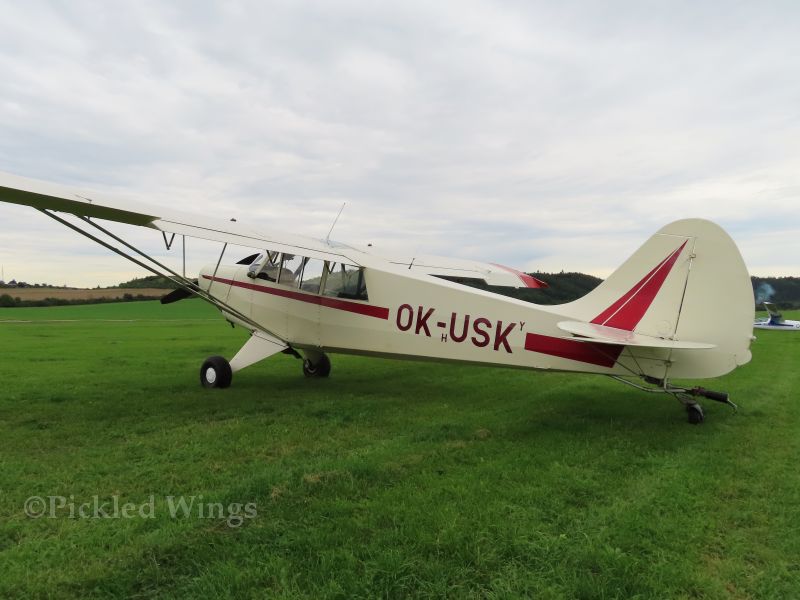 Husky gliuder tug at Brno