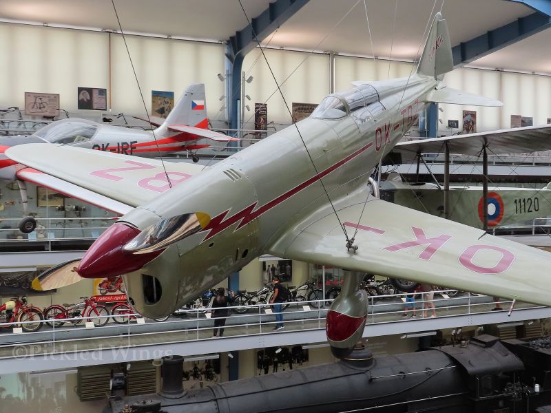 Zlín Z-XIII at NTM cockpit level